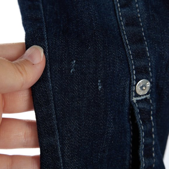 True Religion Denim Jean Trucker Jacket Women's XS - Picture 8 of 10